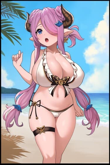 Granblue Danua and Narmaya
